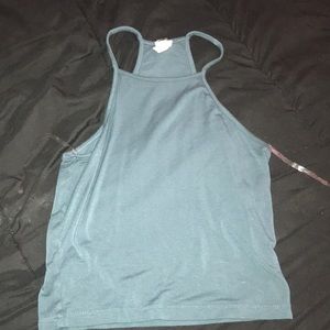 Halter Emerald Green Top
